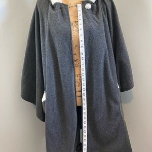Dark gray cape